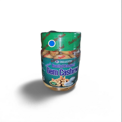 Gem Cashew (Roasted Whole Nuts) 80g x 20 packs (PET Jar).