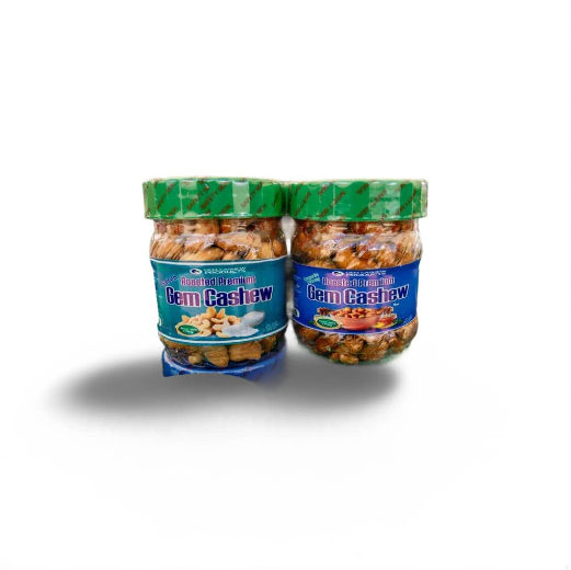Gem Cashew (Roasted Whole Nuts) 80g x 20 packs (PET Jar).