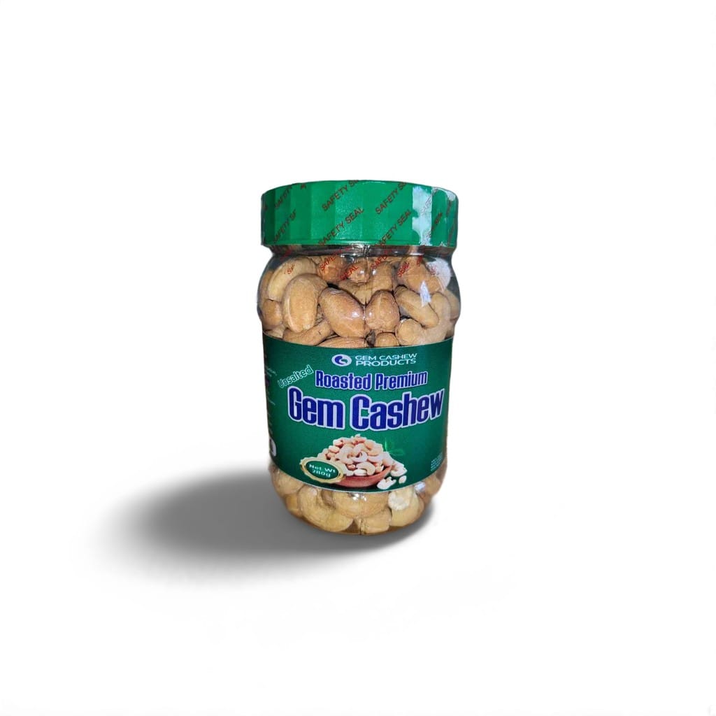 Gem Cashew (Roasted Whole Nuts) 280g x 15 packs carton (PET Jar)