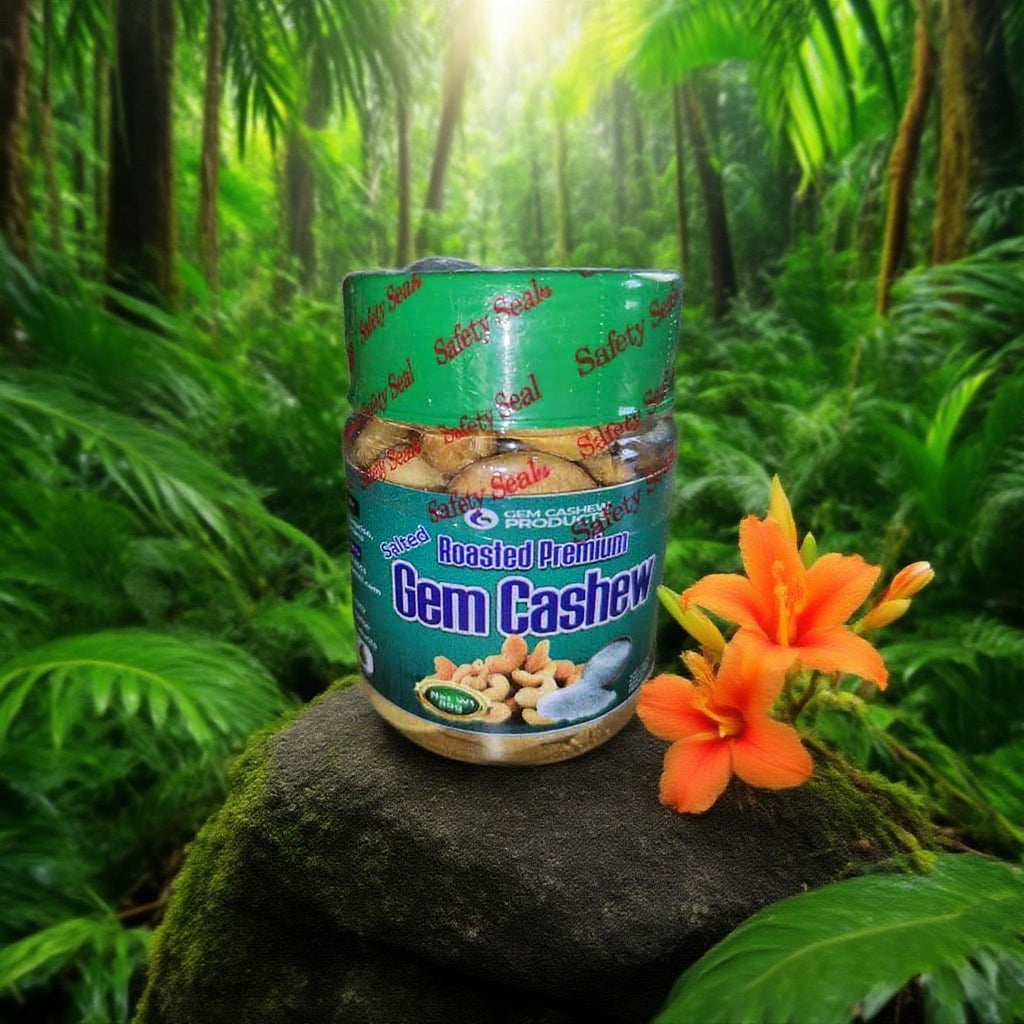 Gem Cashew (Roasted Whole Nuts) 80g x 20 packs (PET Jar).
