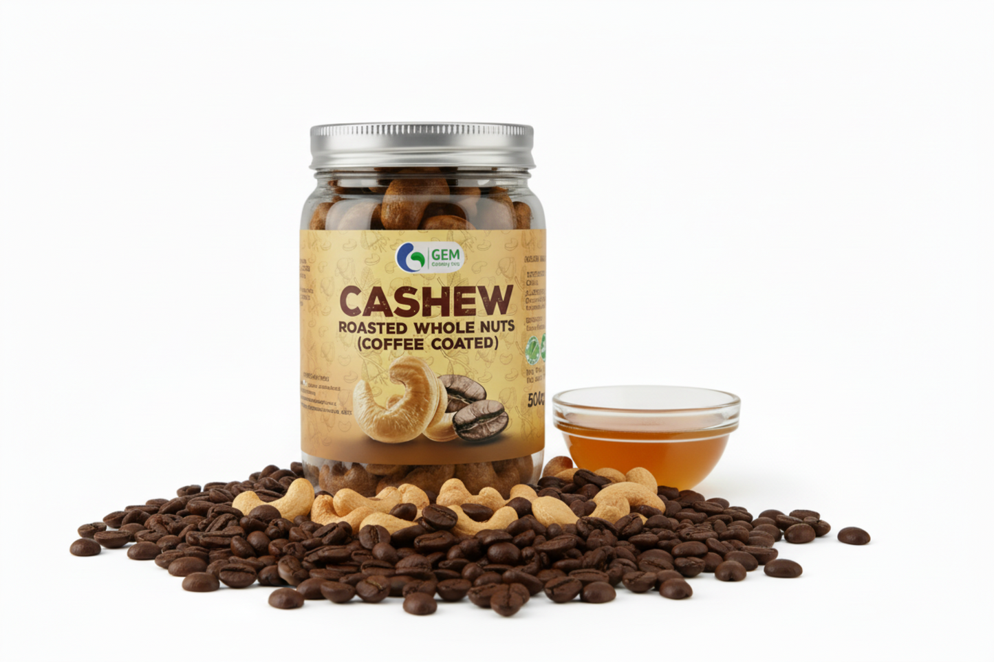 GEM Cashew Roasted Whole Nuts (500g)